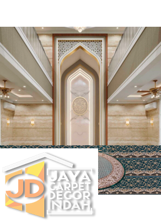 Karpet Sajadah Al Raudha  Medalion Hijau  120x600, 120x1200, 120x1800, 120x2400, 120x3000